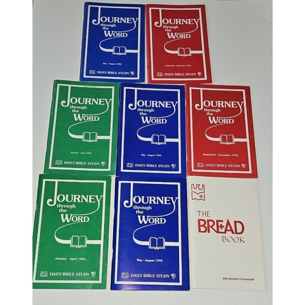8 VTG Journey Through the Word PBK Lot Daily Bible Study Bread 1992-1994 READ
